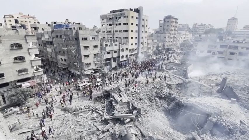 Video: Gazu zasáhly další odvetné útoky. Obyvatelé Pásma jsou bez proudu